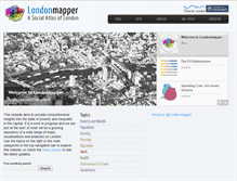 Tablet Screenshot of londonmapper.org.uk